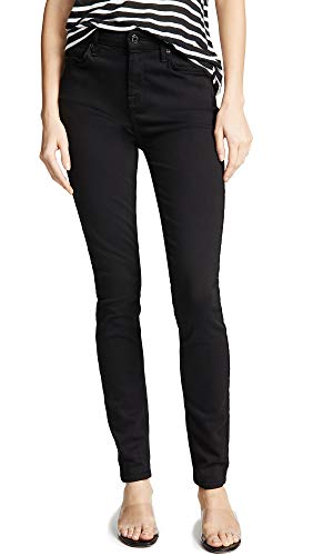 7 For All Mankind Womens Jeans Skinny Full Length Pant, Luxe Black